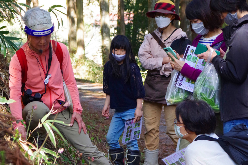 野草を学び・癒やされ・土産で夕飯のおかずツアー