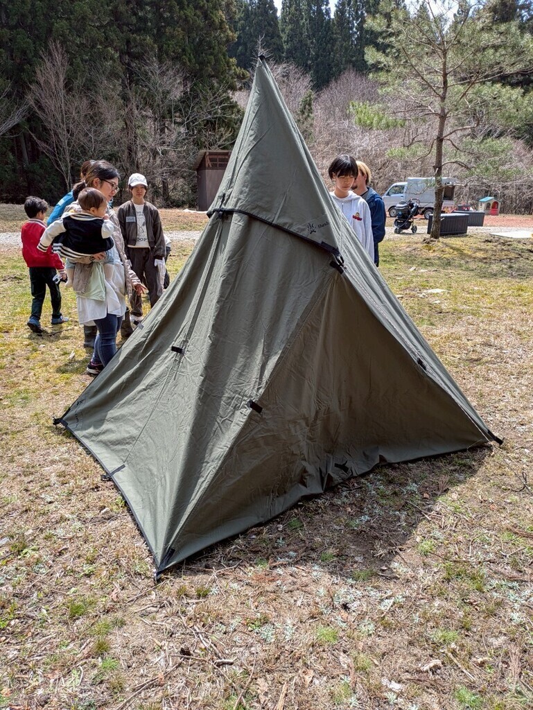下山体験教室　防災キャンプ下山、鹿の解体