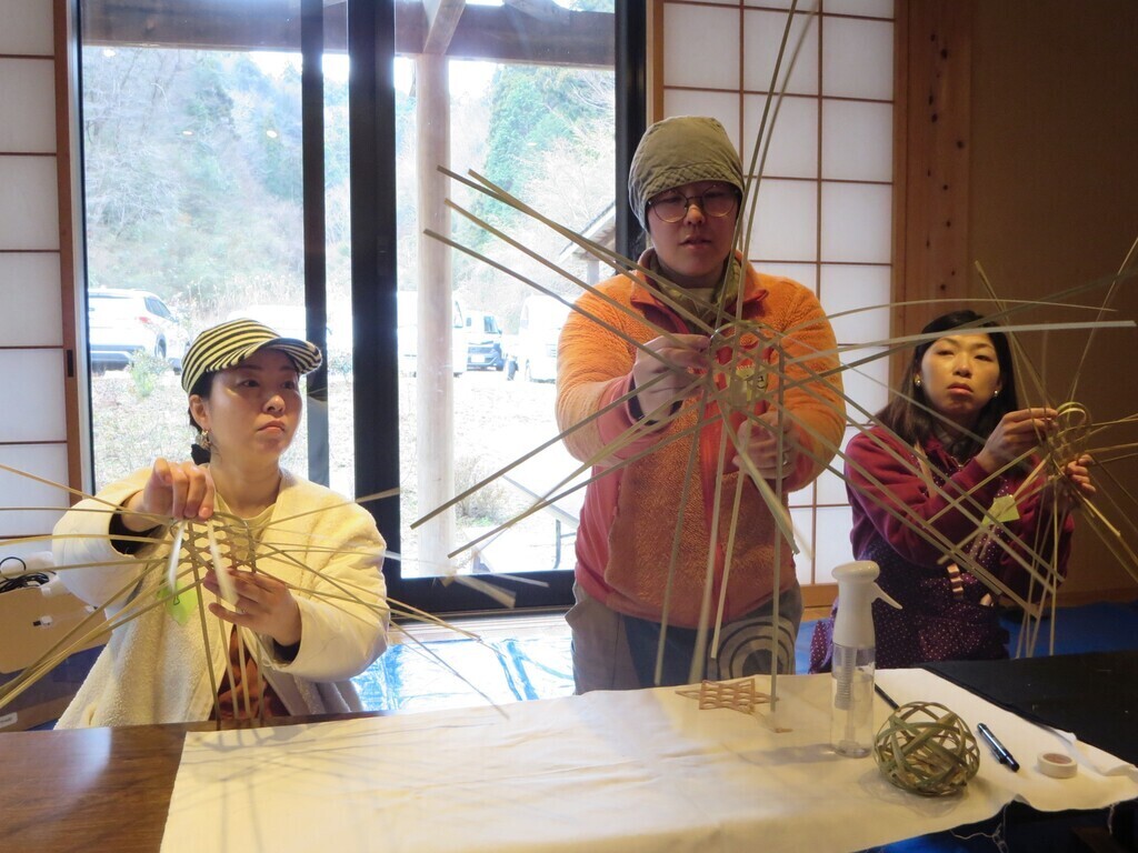 【1/24募集開始！】竹が結ぶ新たなご縁！竹々木々工房によるおむすび型竹カゴづくり体験