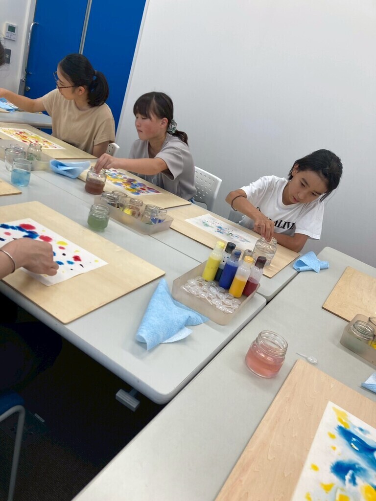 夏休み　色遊び⁈   ふうとう作り