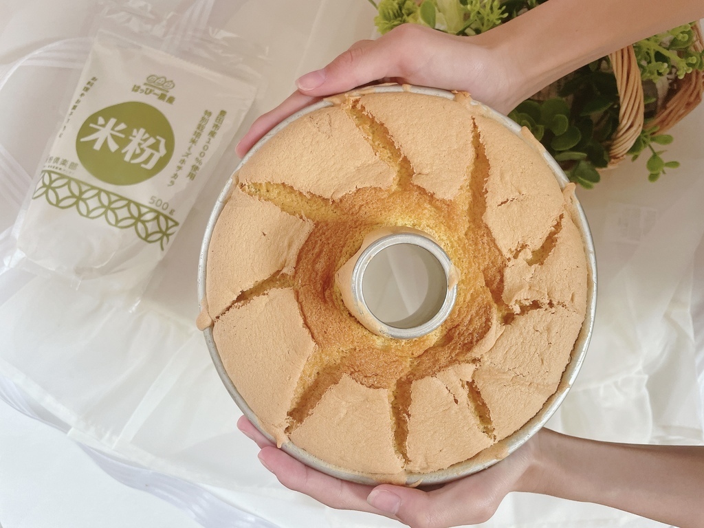 とよたの米粉でシフォンケーキ作り