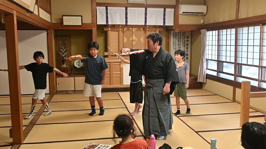 子供能・狂言　練習&発表会 in 足助